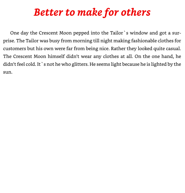 PHILOSOPHICAL STORIES FOR CHILDREN